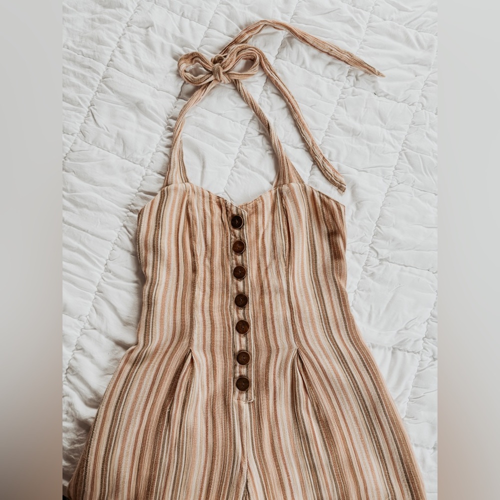 American Eagle Outfitters Multicolor Striped Jumpsuit